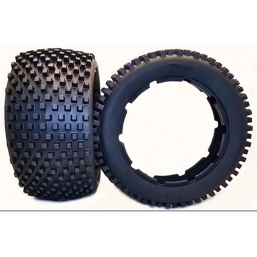 TiT Racing Baja Dirt Buster Speedway Block / Pin Tyres Rear